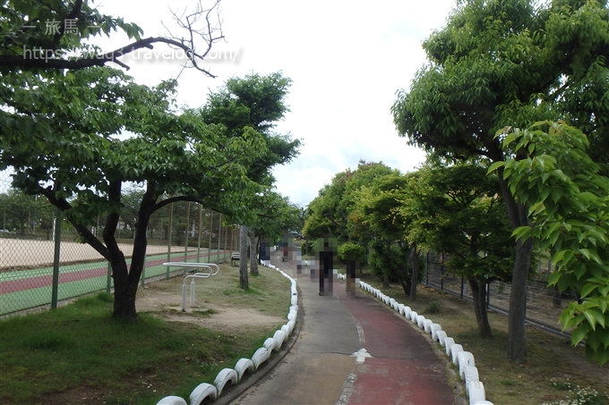稲野公園の自転車コース