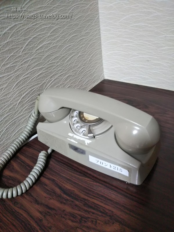 リバーサイドホテル松栄の客室の内線電話