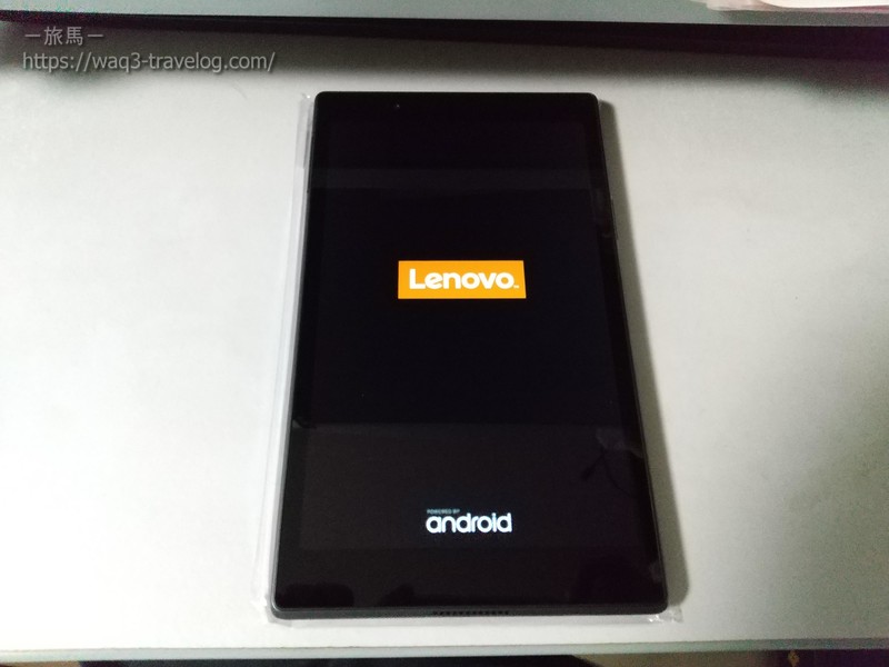 Lenovo tab4 8の起動画面