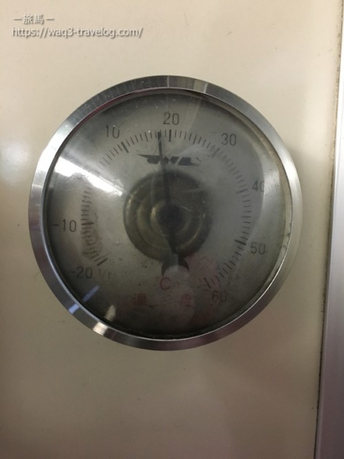 スハネフ14-3の温度計