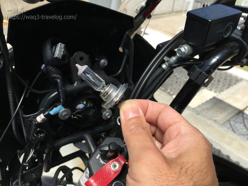 V-Strom650のロービーム